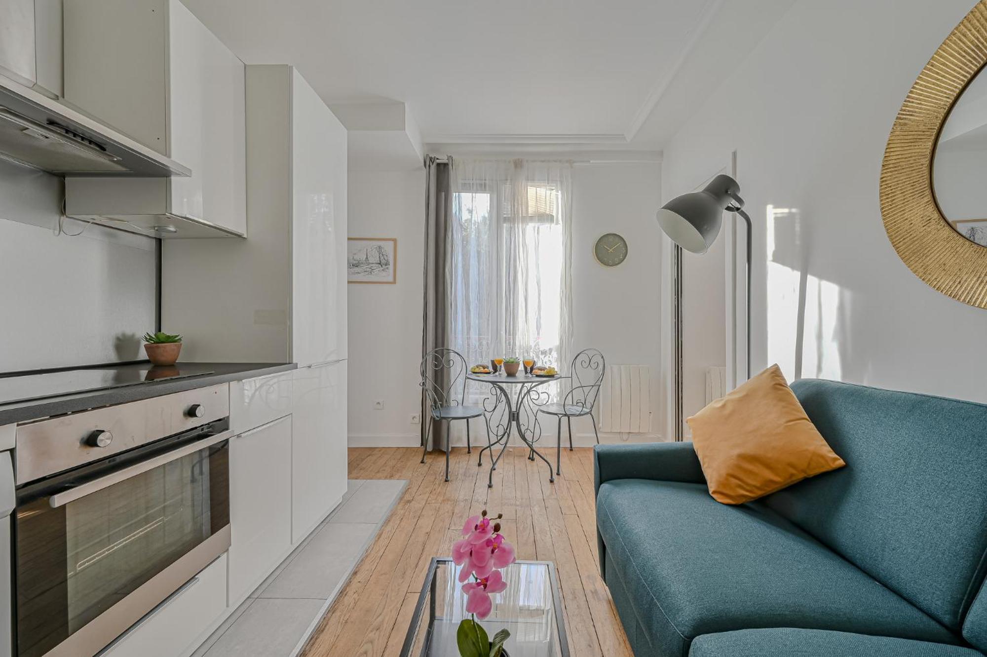 Le Poetique Niche Au Pied Du Sacre-Coeur Appartement Parijs Buitenkant foto