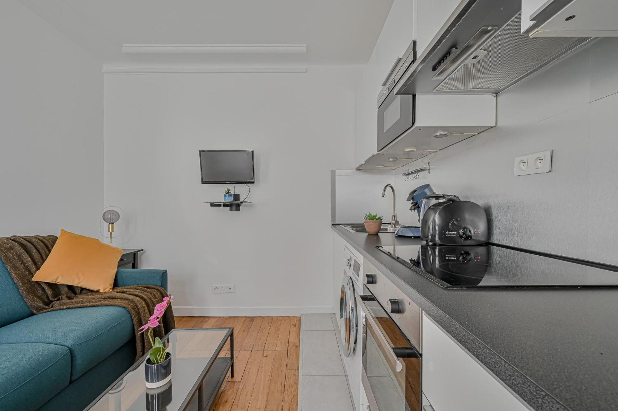 Le Poetique Niche Au Pied Du Sacre-Coeur Appartement Parijs Buitenkant foto