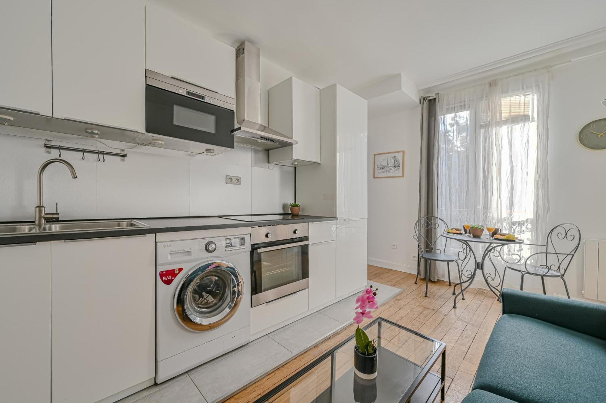 Le Poetique Niche Au Pied Du Sacre-Coeur Appartement Parijs Buitenkant foto