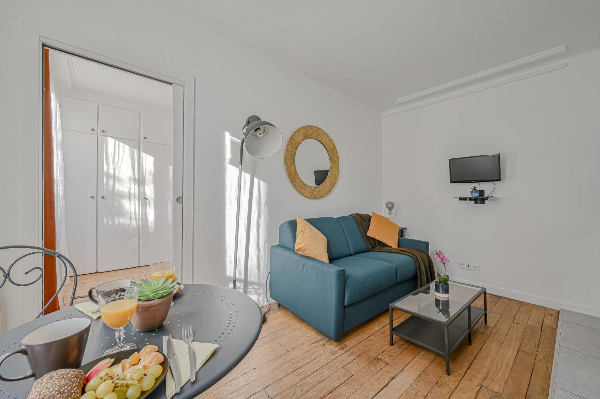 Le Poetique Niche Au Pied Du Sacre-Coeur Appartement Parijs Buitenkant foto